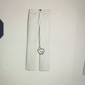 White J.Crew, mid rise, flare cropped size signature stretch Sz 28